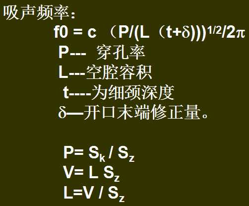 吸声材料与结构整理资料